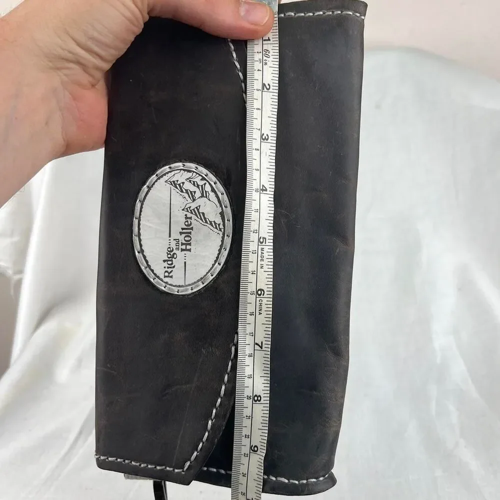 Ridge and Holler black Leather Wallet